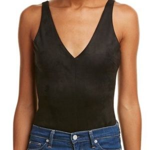 BCBG suede bodysuit